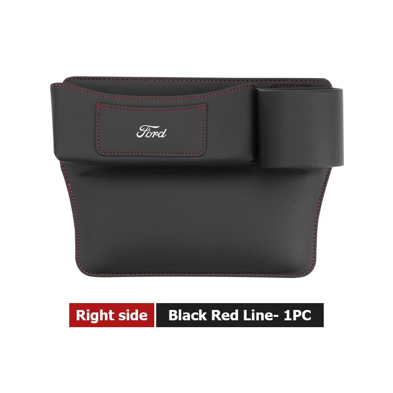 YYQO6 Leather Car Seat Gap Water Cup Holder Box Storage Bag For Ford Escape Ecosport Fusion Explorer Expedition Taurus