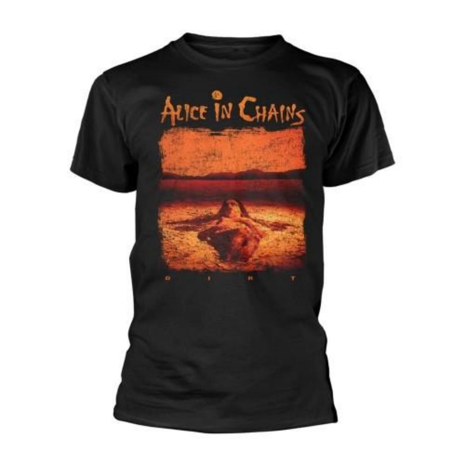 Alice In Chains Unisex Adult Dirt Distressed T-Shirt S