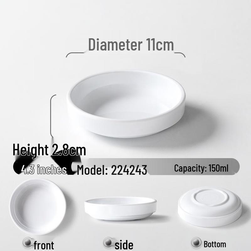 Heerli Melamine Rice Bowl Set (10-Pack)