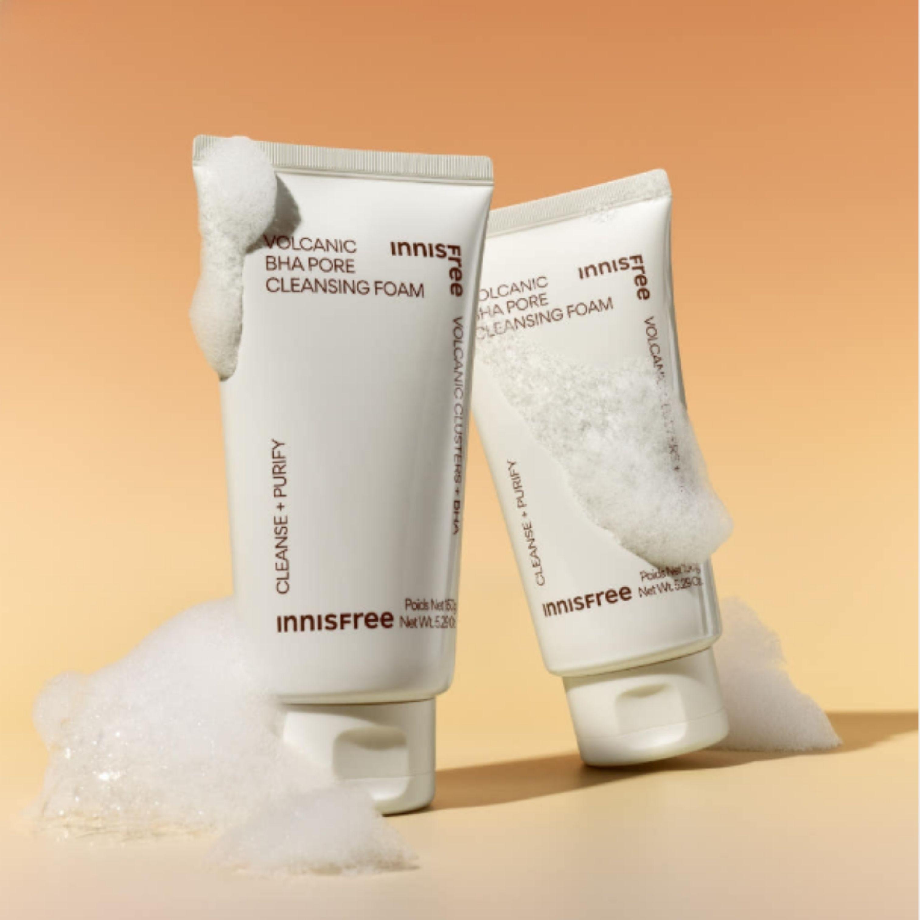 Innisfree Volcanic BHA Pore Cleansing Foam 150g x 2