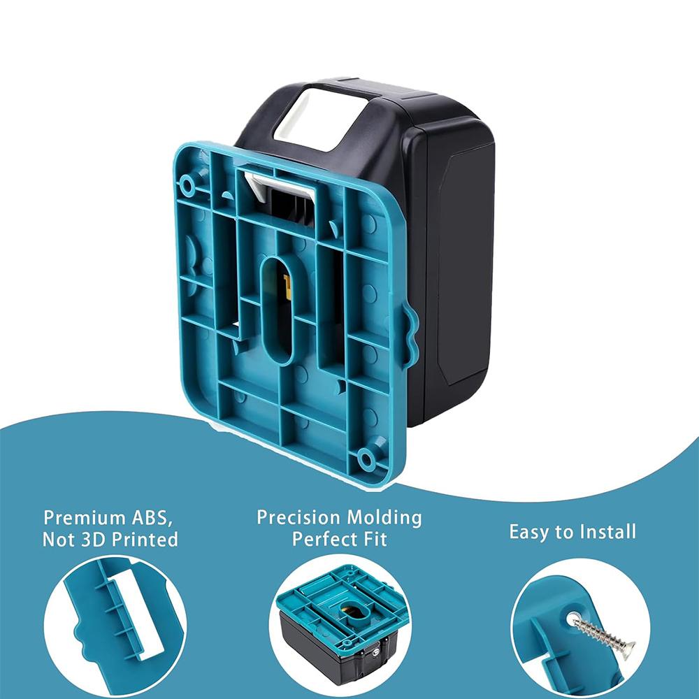 5 Stück Batteriehalter für Makita 18V Li-Ionen Akku Werkzeuge Maschinenhalter Lagerregal Wandhalterung für BL1860 BL1850(Keine Batterie)
