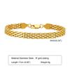 Paperclip Chain Bracelet for Women,Gold Color Stainless Steel Rectangle Link Bracelets,Cable Dainty Girls Layering Jewelry