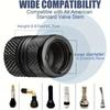 Aluminum Alloy Tire Valve Caps, Suitable for Automotive, Motorcycle, and Bicycle, Rust and Dust Resistant Tire Valve Cover Accessories