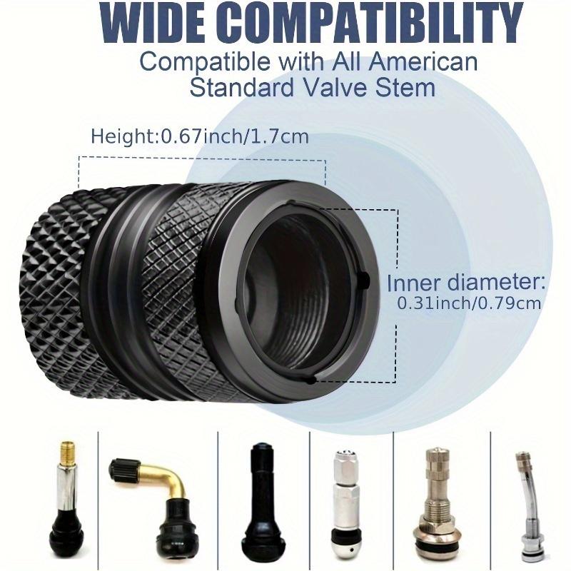 Aluminum Alloy Tire Valve Caps, Suitable for Automotive, Motorcycle, and Bicycle, Rust and Dust Resistant Tire Valve Cover Accessories