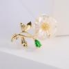 Elegant Seashell Flower Brooch - Japanese & Korean Style Clothing Pin Accessory