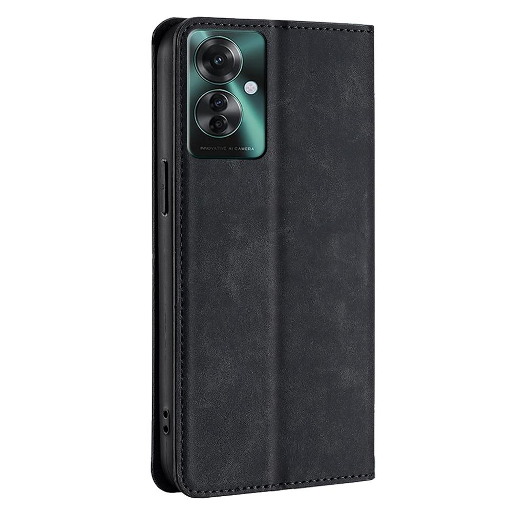 For Oppo Reno11 F 5G/F25 Pro 5G Phone Case Card Slots Leather Cover Skin-Touch Texture