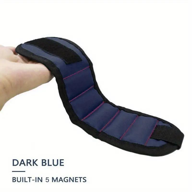 Magnetic Bracelet with Strong Magnets To Hold Screws, Nails, Drills, Great for Your Tool Bag