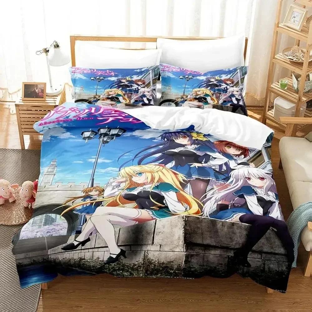 New Absolute Duo Comfortable Duvet Quilt Cover Pillowcase Bedding Set Children Bedroom Decoration Home Textile