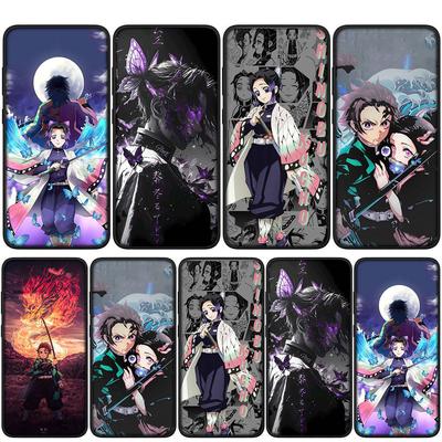 For Samsung Galaxy S24 S23 iPhone 16 15 14 Xiaomi Redmi Note 13 12 11 10 Plus 9 Pro Max X XR Phone Case Kochou Shinobu Demon Slayer OPPO Huawei Cover