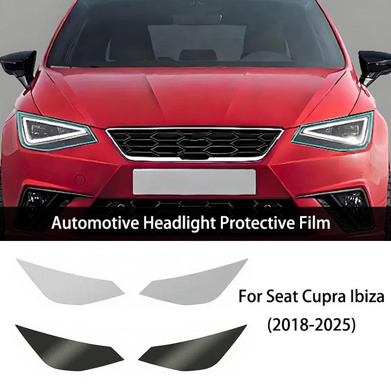 Für Seat Cupra Ibiza 2018-2025 Scheinwerfer Rückspiegel B C-Säulen TPU Schutzfolie Kratzfeste Schutzfolie Klarer Aufkleber