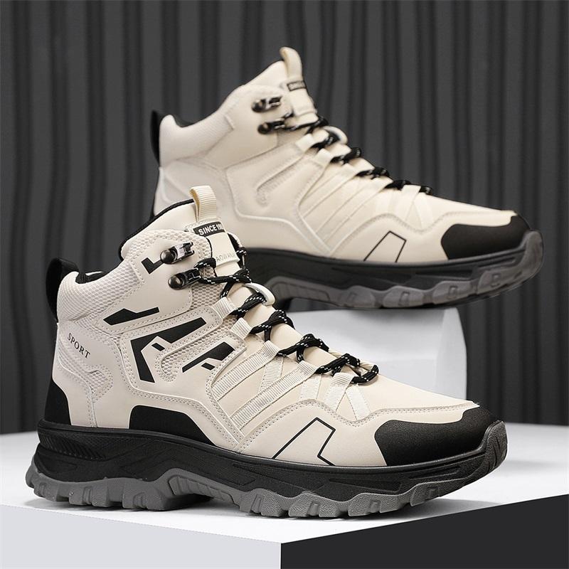 Men Hiking Shoes Outdoor Trekking Sports Climbing Camping Boots Non-Slip Waterproof Walking Jogging Trainers Sneakers Work Shoes