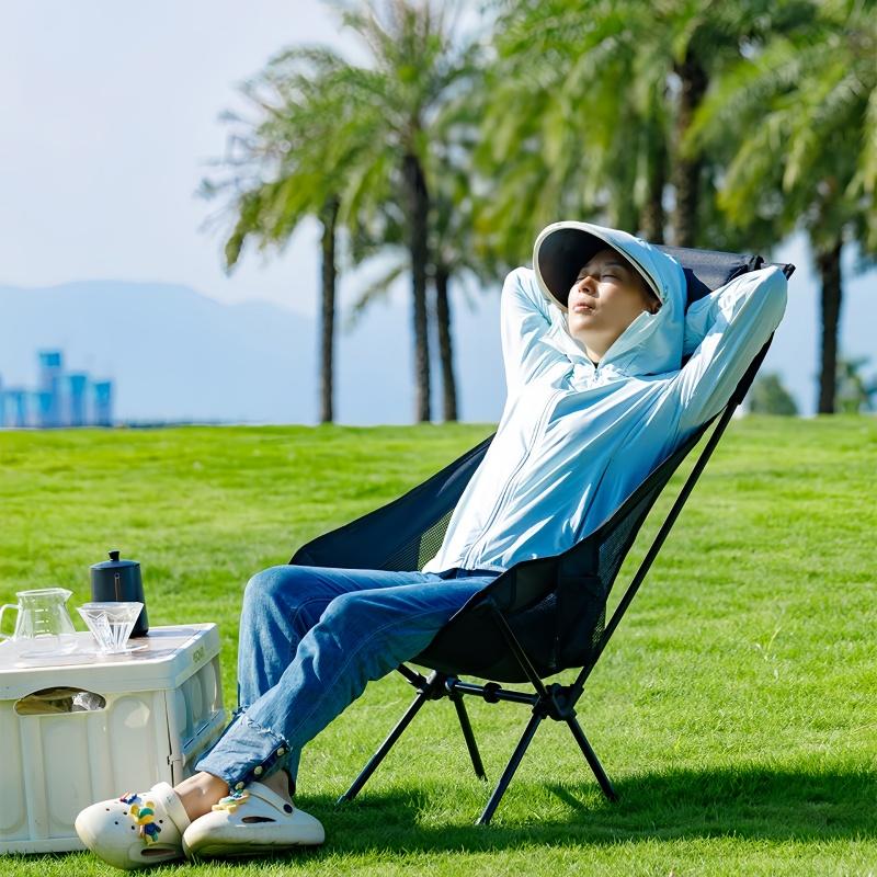 Přenosná skládací židle Moon Chair Outdoor Camping Hliníková slitina Rybářská židle Plážová taška na piknikový pohár Ultralehká skládací cestovní židle