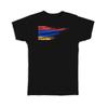Gift T-Shirt : Armenia Flag Modern Country Expat
