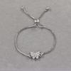 Elegant Crystal Butterfly Bracelet for Women: Adjustable Pull-String, Fashionable Jewelry Inspired by Southeast Asian Style