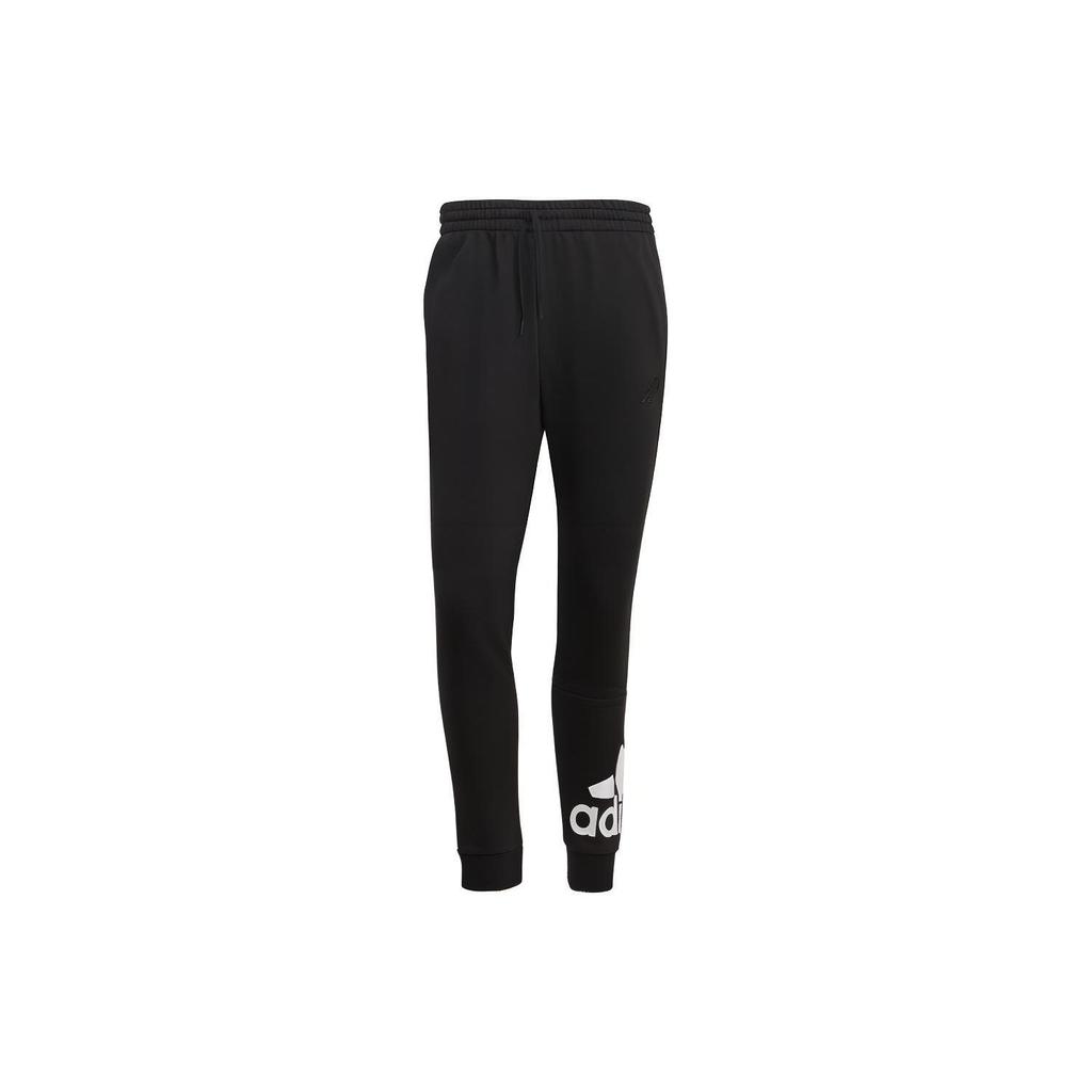 Adidas Essential Knit Cuffed Joggers Men Bottoms Black GK8968