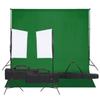 Day and Night - Day and Night Photo Studio Kit with Lights and Background Set