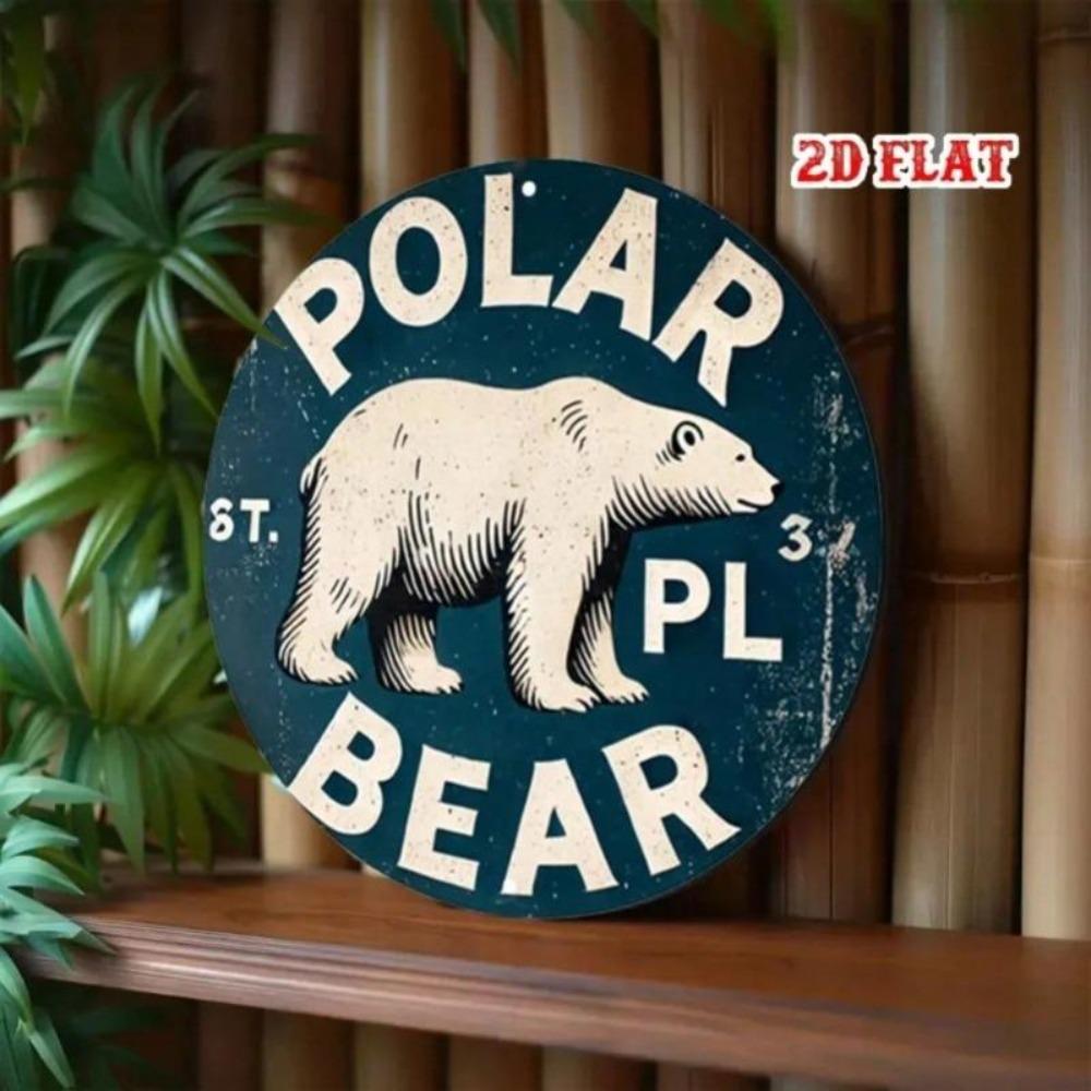 Unique Flat Metal Art Wall Decor for Home Garage Cafe Signage