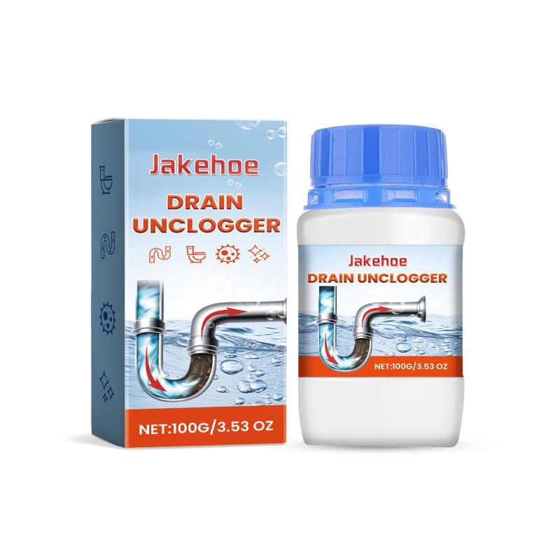 Jakehoe Rohrreiniger Pulver Löst Fett Haare Verstopfung Dekontamination Deodorant Für Toilette Spüle Küchenabfluss