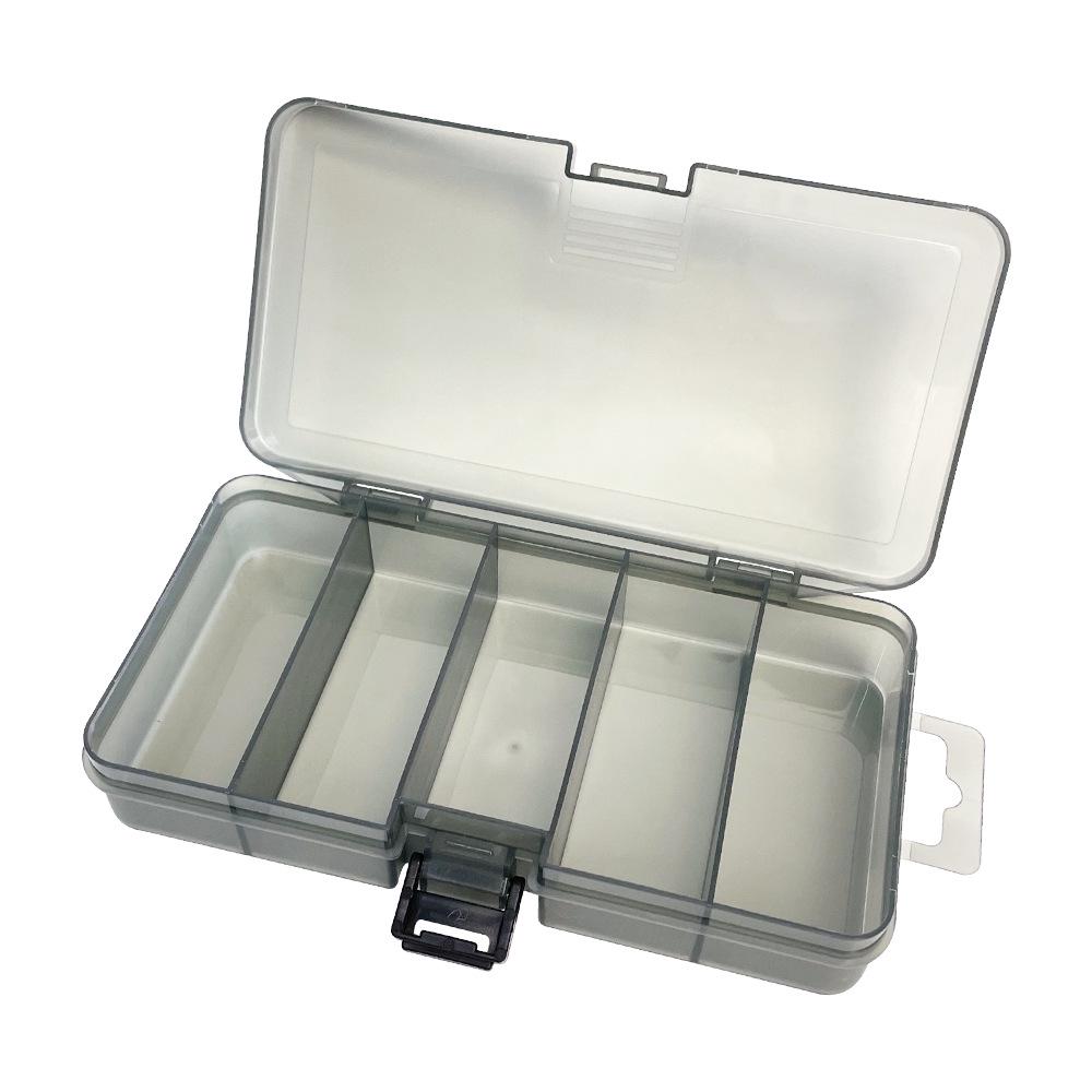 5-Compartment Multifunctional Fishing Storage Box for Hard and Soft Baits