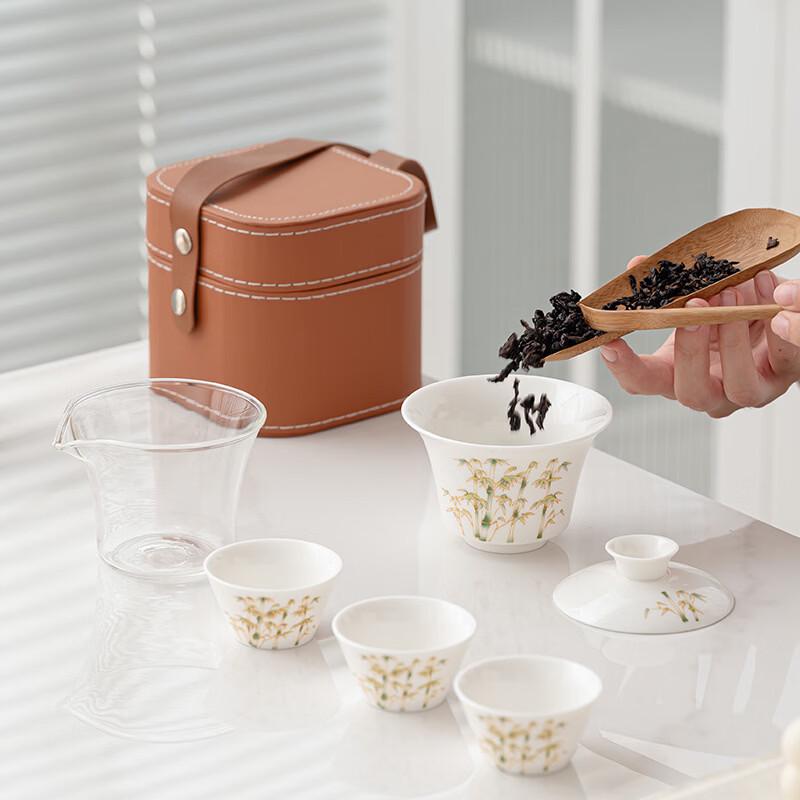 Yuzhu Xun Nordic Gaiwan Travel Tea Set