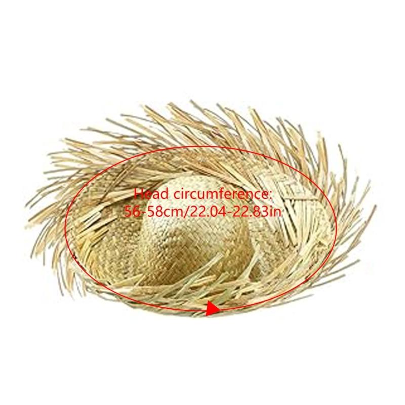 Elegant Panama Hat Straw Hat with Wide Brimmed, Cool and Comfortable Pava Hat Hawaiian Cap