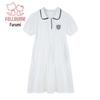 Fulomi Girls' Summer School Style Polo Dress