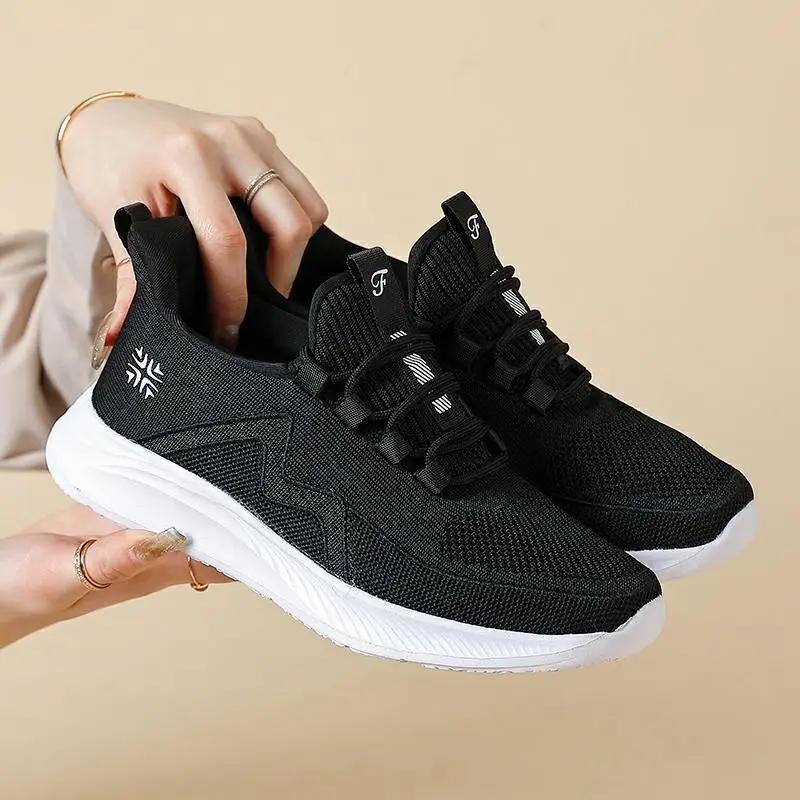 Original Spring Autumn Lace Up Ladies Footwear Comfortable and Elegant Y2k Fashion Deals Trends 2025 High Quality Women's Shoes