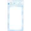 Kurea Seal Sheet Transparent Blue 01068 10 Sheets Adhesive Labeling Stickers