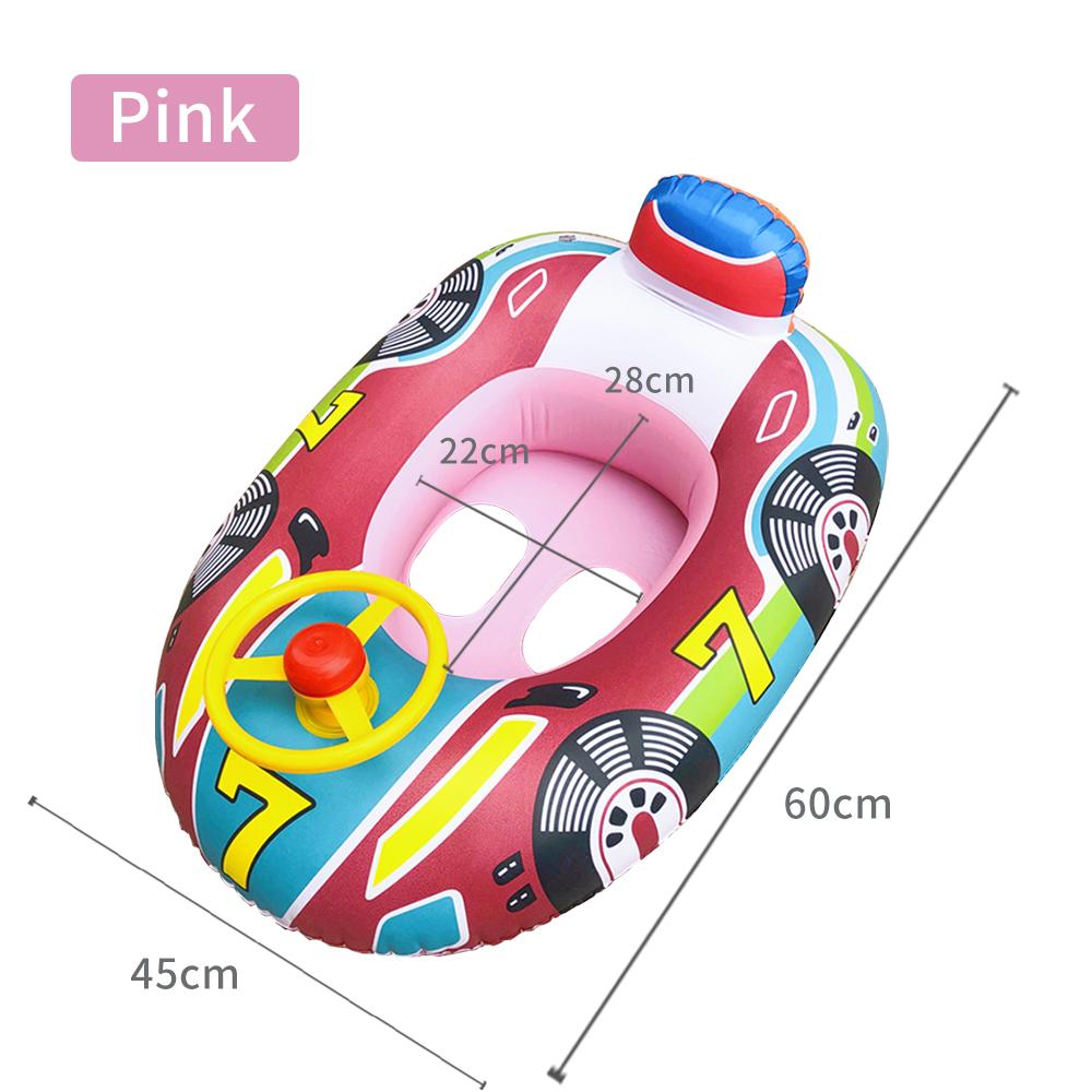 

Toddler Animal Racing Swim Float - Inflatable Baby Pool Seat for Summer Water Fun