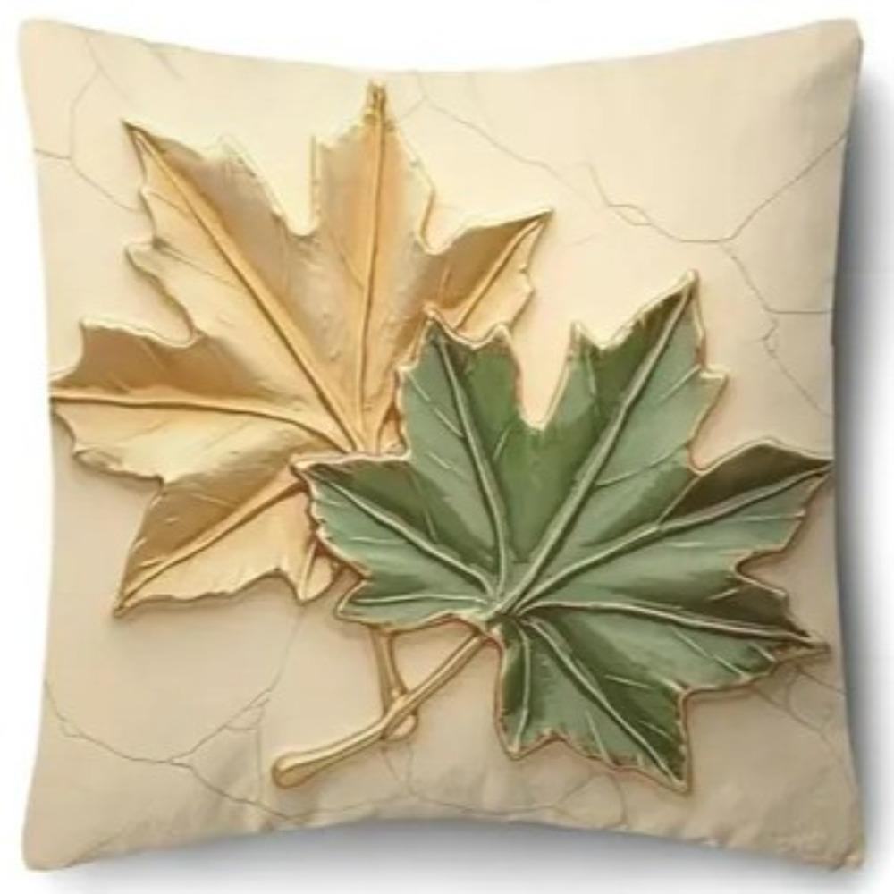 

Наволочка с принтом листьев, полиэстеровая наволочка, новая наволочка, украшение для дома C