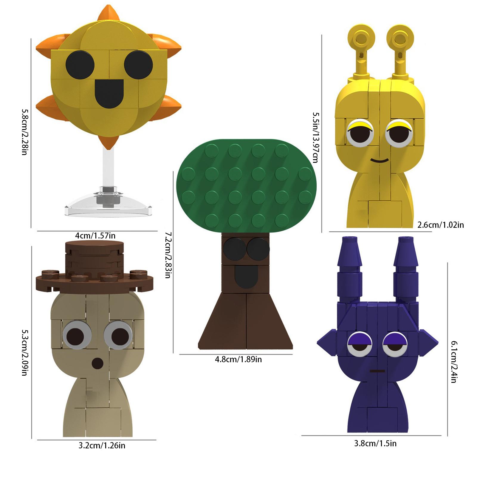 

Anime Peripheral Building Block Toy Model, A Toy Gift For Boys - Standing Animals, Animal Series One Size