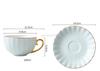 Pink Cute Creative Porcelain Cup and Saucer Ceramics Simple Tea Sets Modern Design Coffee Cups Tazas Para Cafe