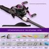 iosn Purple Carbon Casting Fishing Rod