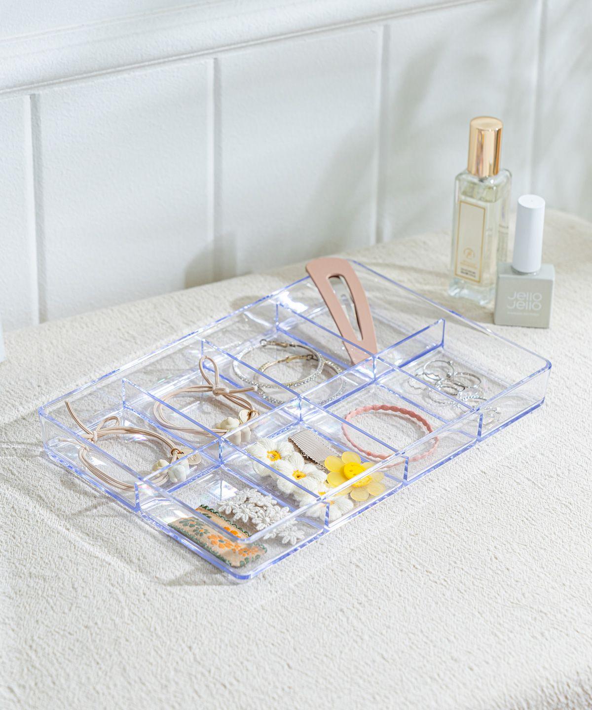 Crystal Cosmetic Organizer No. 12 2-Piece Set