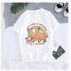 Summer  T-shirt Cute CAPYBARA PRINT Graphic T Shirt Flower Sweet Women Fashion Casual Clothing Short Sleeve Female Tee Top