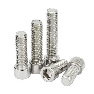 10pcs Stainless Steel Socket Head Cap Screws Silver Fasteners Bolts Countersunk Screws  Machinery