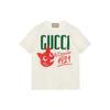 (WMNS) Gucci Cotton Jersey T-shirt 'White' Women's 717422-XJFHR-9095