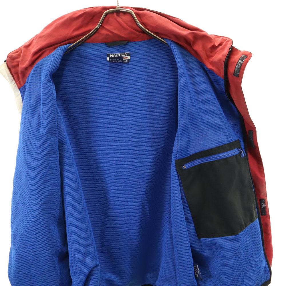 Nautica 90er Alte Nylonjacke M schwarz Meshfutter Herren Gebraucht