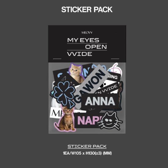 MEOVV 1st EP Official MD Sticker Pack