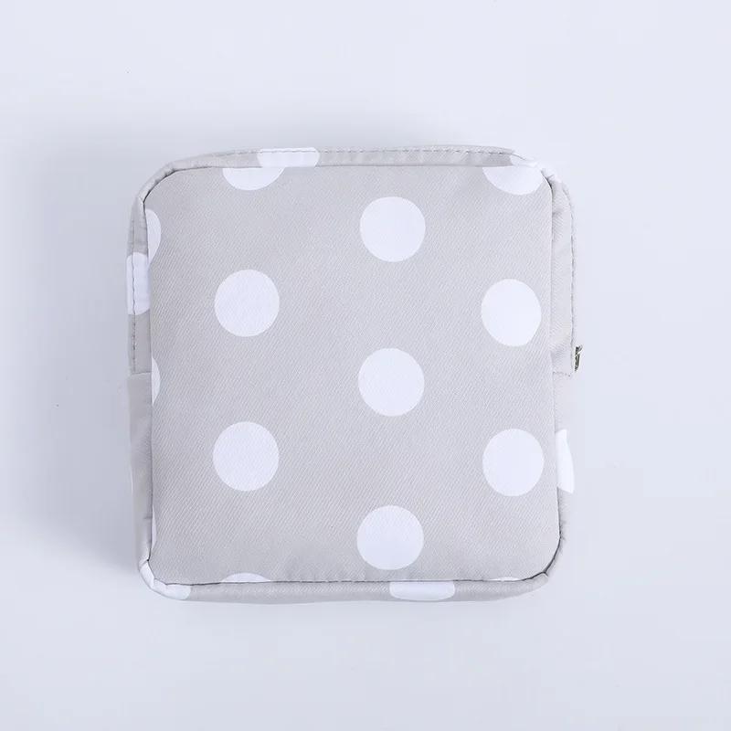 Women Zipper Small Cosmetic Bag Girls Mini Sanitary Napkins Makeup Lipstick Bags Travel Earphone Coin Organizer Purse Pouch Bags