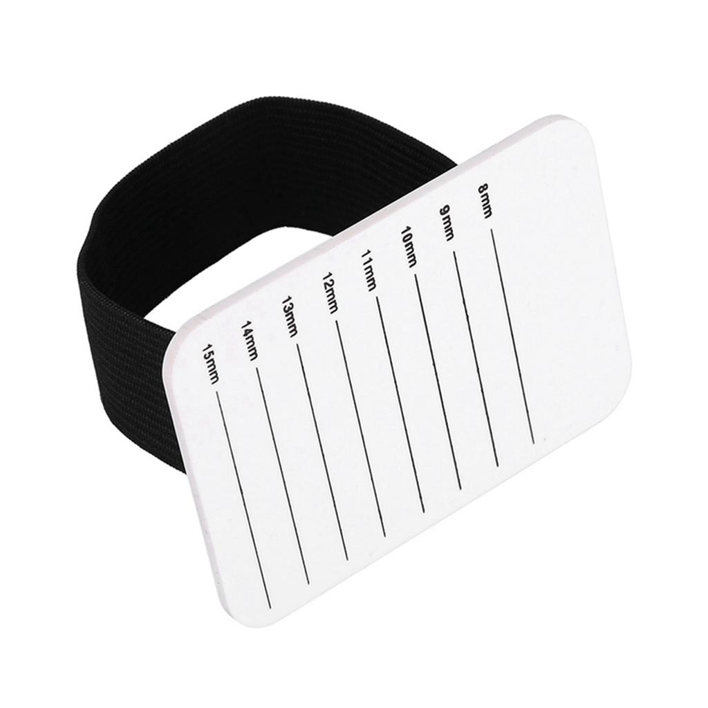 8-15mm Makeup Eyelash Tray Strip Stand Eyelash Extension Hand Plate Lashes Grafting Holder