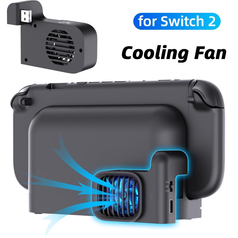 Per Switch 2 Console Originale Base Ventola di Raffreddamento Regolazione 2 Velocità Dock Console Raffreddatore Con Porta di Uscita USB Radiatore Accessorio per Videogiochi