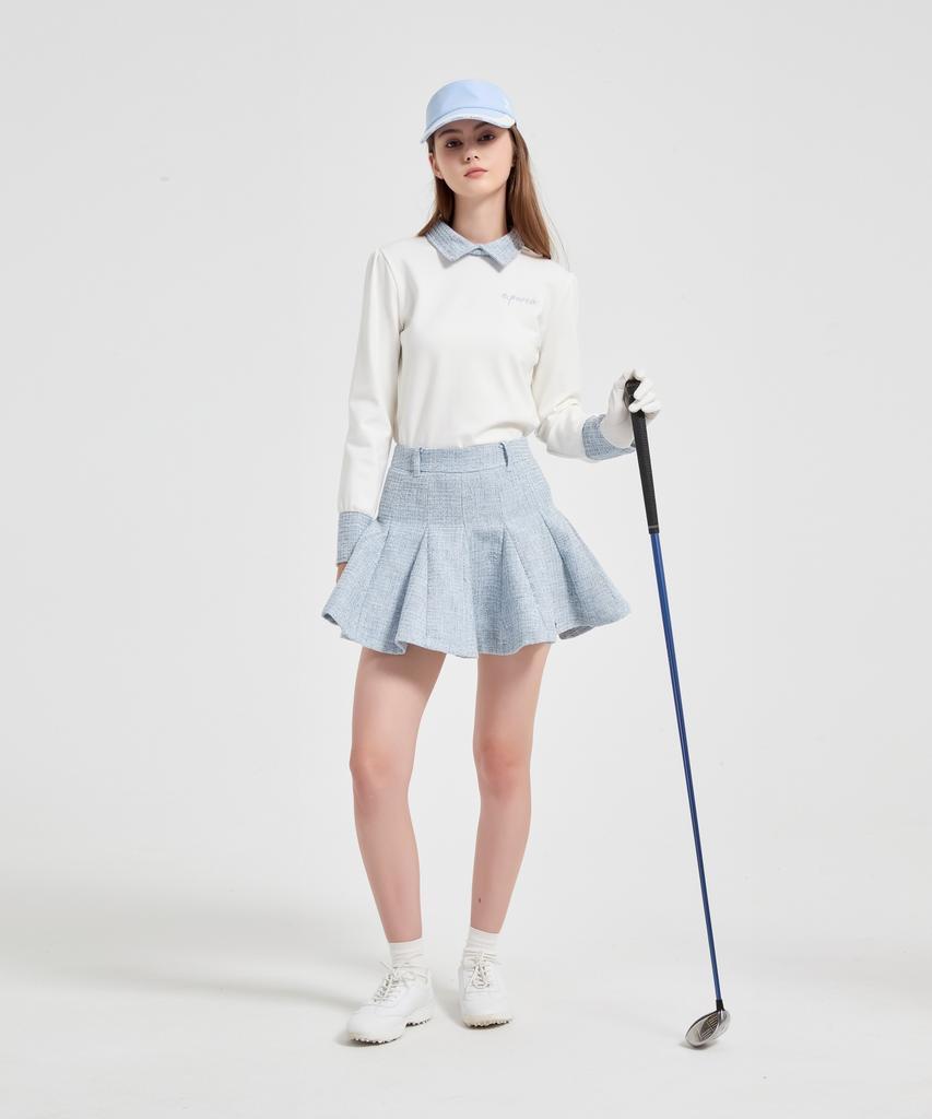 I Parka Seraphic Tweed Flare Skirt
