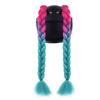 2pcs/pair With Sucker Woman Braids Wig Helmets Decor Twist Dual Pigtail Ponytail  for Motor Bike