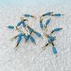 30PCS Black Blue White Fishing Feeder Swivels Silicone Copper Swivel Ring  Fishing Accessories