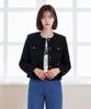 LBYL Black Tweed Basic Short Jacket