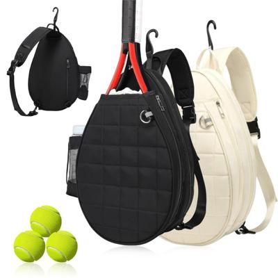 Tennis Racket Bag for Travel Large Capacity Holds 2 Racquets Wet/Dry Pocket