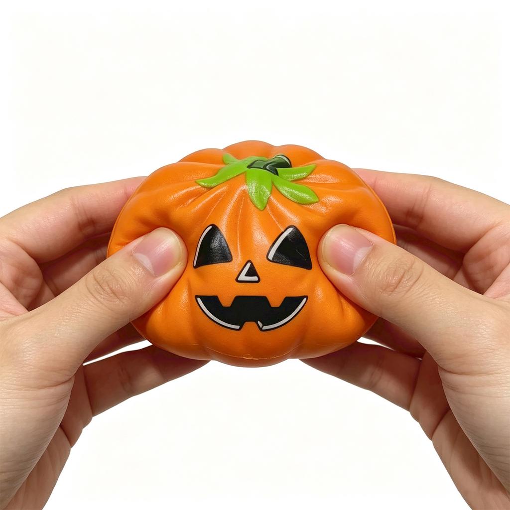 Halloween Dumpling Toys 6 Pack Slow Rising Stress Toy with Steamer Basket, Assorted Styles