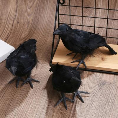 Simulation Black Crow Raven Bird Repellent Pest Control Pigeonrepellent Garden