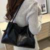 Große Kapazität Schüler Klassenzimmer Pendeltaschen Damen 2026 Neu Frühling und Sommer Schulter Achsel Fashi Weiches Leder Tragetaschen